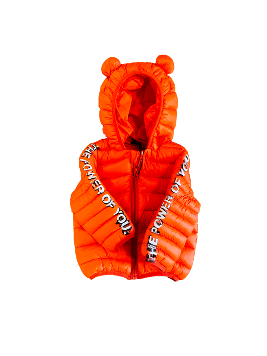 Orange Kid's Bubble Jacket